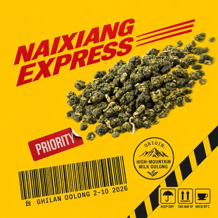 The design — Nǎi Xiāng Oolong