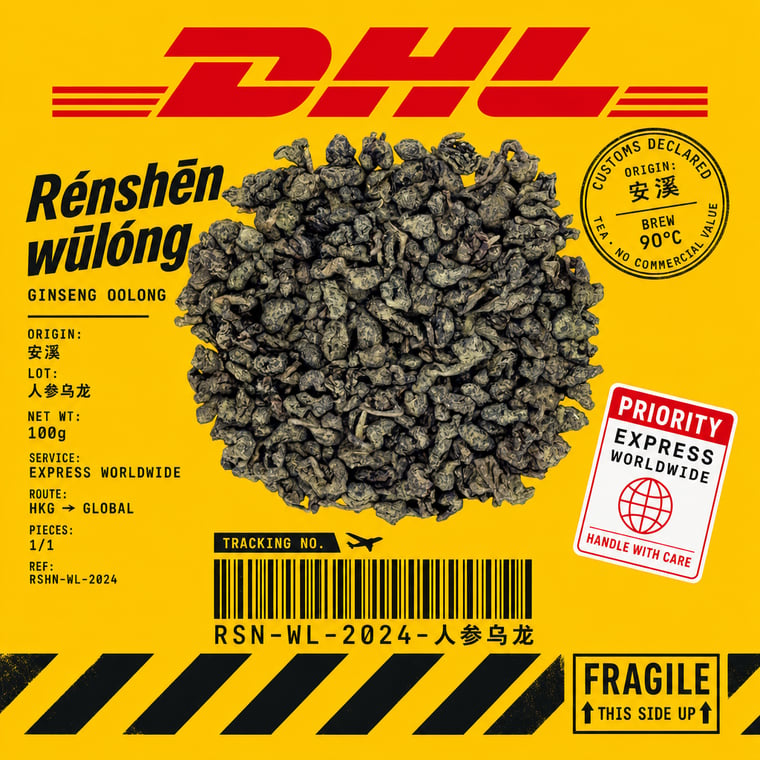The design — Ginseng Oolong