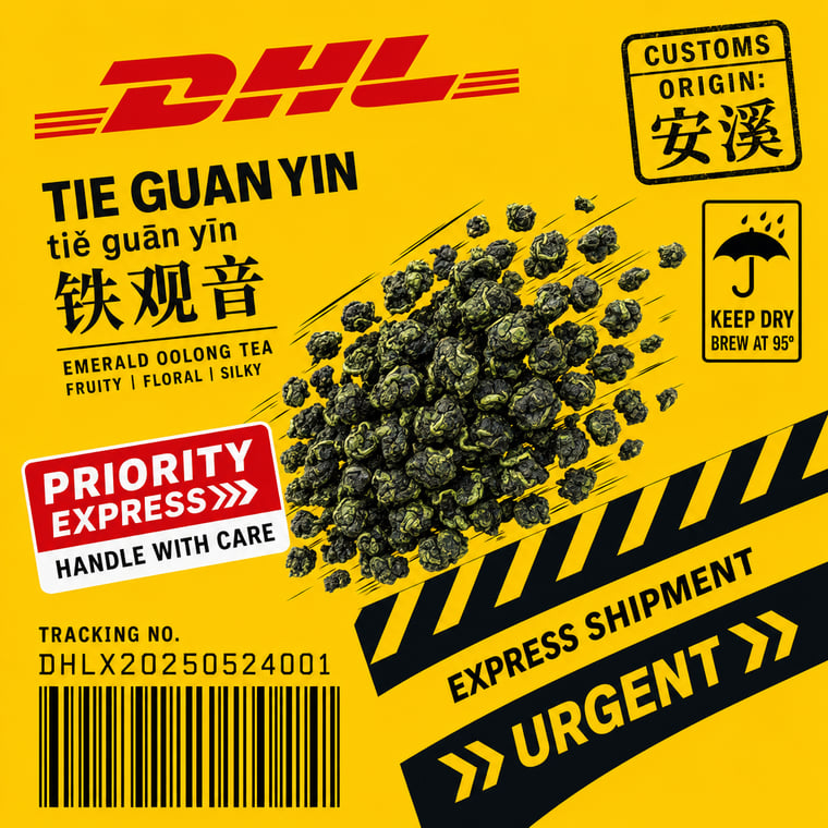 The design — Fruity Tie Guan Yin