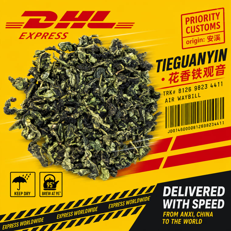 The design — Floral Tie Guan Yin