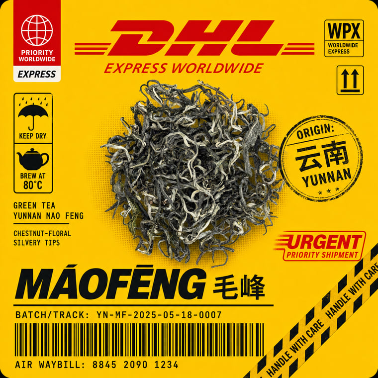 The design — Yunnan Mao Feng Green Tea
